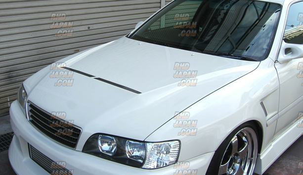 Car Modify Wonder Shadow Aero Bonnet Vented Hood FRP - JZX100